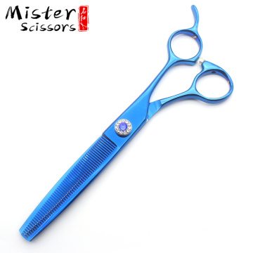 Ocean Blue Titanium Pet Grooming Thinning Scissors Kit